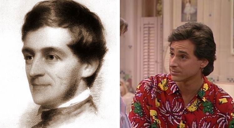 Bob Saget & Ralph Waldo Emerson. Long Lost Twins [via The Nectar Collective]