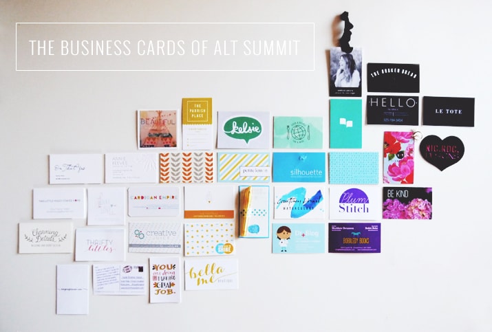 Alt Summit Business Cards