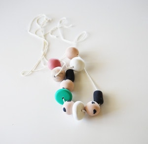 DIY Clay Bead Necklace