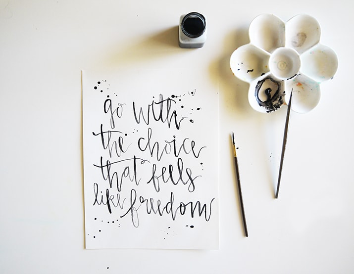 Love this quote + lettering!