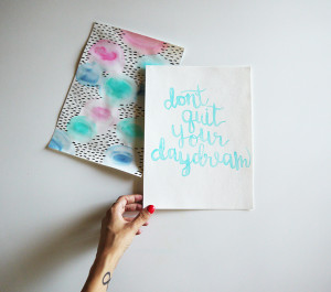 Love this quote + lettering!