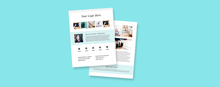 How and Why to Create a Media Kit for Your Blog (Free Template!)