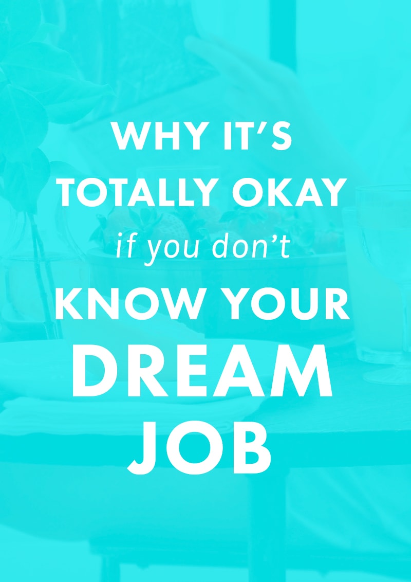 Why It's Totally Okay If You Don't Know Your Dream Job. | DUDE. Does it seem like everyone is pursuing some magnificent dream job except for you? UGH. Luckily, not knowing your perfect career yet has some perks. Check out this post about some GOOD aspects of not knowing your career path yet. 