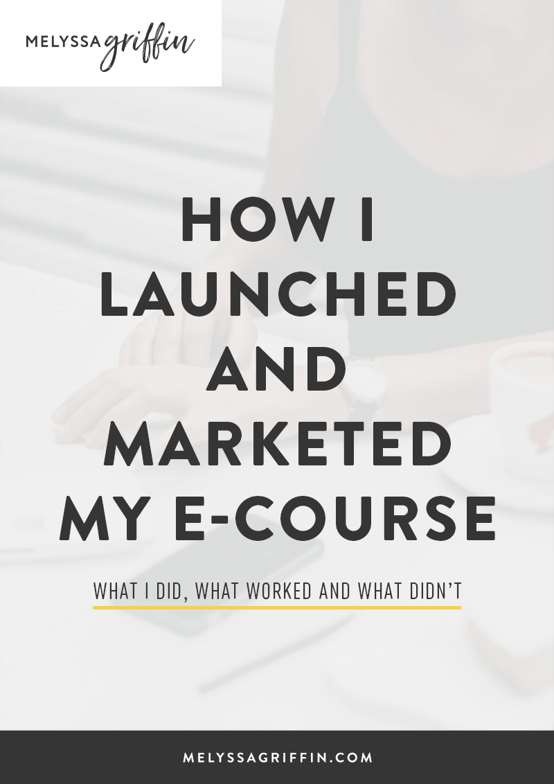 Exactly How I Launched and Marketed My E-Course: What I Did, What Worked, and What Didn't. Click through full all the tips, including what brought in the most revenue!