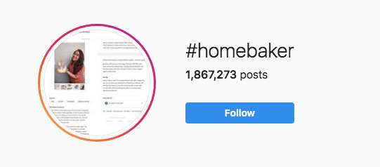 #homebaker graphic